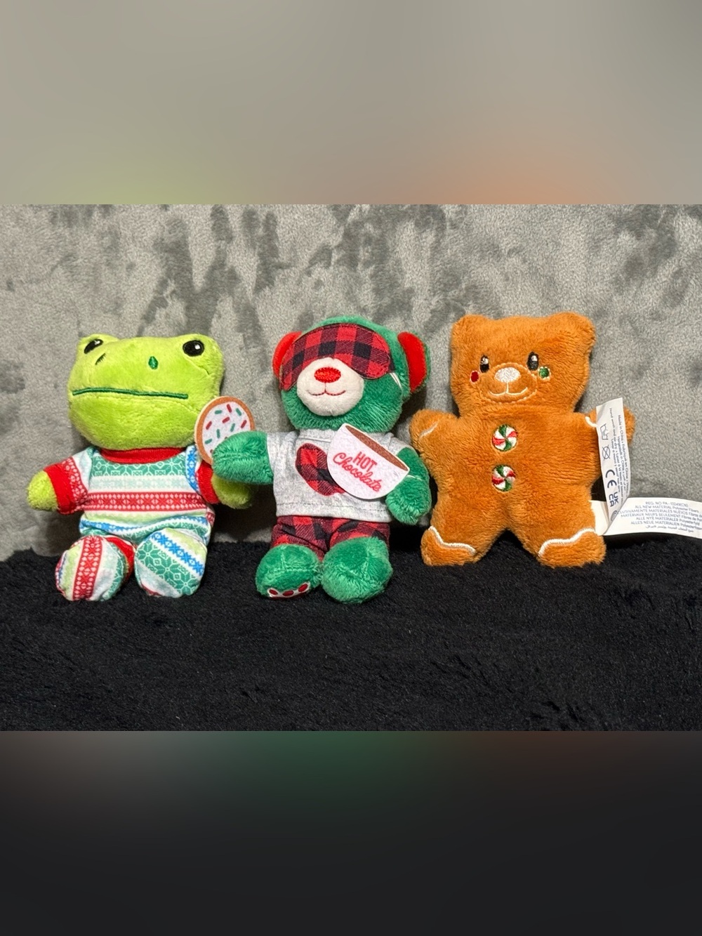 Build-A-Bear Advent Calendar Mini Plush Bundle Frog Bear Gingerbread 3